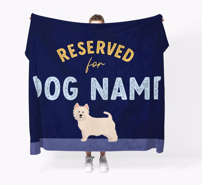 Reserved For: Personalized {breedFullName} Throw Blanket